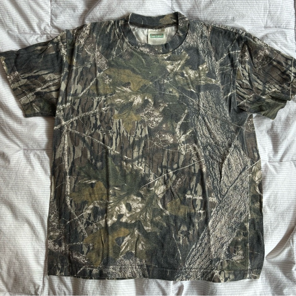 Mossy Oak camo shirt size Large 14-16